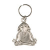 Meditating Lotus Dog Key Ring