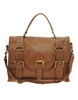 Warehouse Leather Ring Detail Buckle Satchel