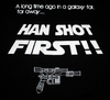 футболка han shot first