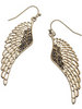 Angel Wing Short Drop Earrings