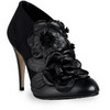 Valentino boots with front flower detailing in calfskin leather