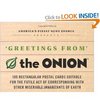 Amazon.com: Greetings from The Onion: 100 Rectangular Postal Cards Suitable For ... (9780811872195): Editors of the Onion: Books