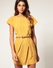 ASOS Mini Tulip Dress with Flute Sleeves