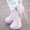 suede gray boots