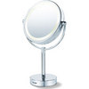 Lighted make-up mirror