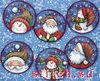 Santa and Snowman Ornaments