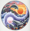 Sun and moon dolphins Dimensions