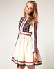 SOS Embroidered Shirt Dress With Contrast Trim