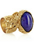 YSL Arty gold-plated glass ring