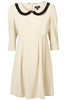 PLEATED PETER PAN SMOCK DRESS