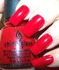 Лак china glaze красный