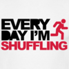 футболка every day i'm shuffling