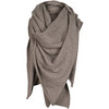 graphite cashmere/wool blend shawl