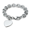 Tiffany браслет (Heart tag charm bracelet)