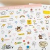 Diary Decoration Sticker Pony Brown Happy Day