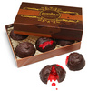 Chocolate Zombie Head Bon Bons with Cherry Brains