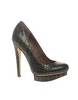 River Island Crocodile Print Platform Heels