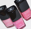 Chanel Le Vernis Nail Colour - #205 English Rose, #495 Mica Rose и #445 Rose Gloss