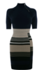 Stripe knit dress at karenmillen.com