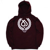 dramamine pullover burgundy