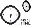 PIXEL TIME WALL CLOCK