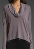 SPLENDID Vintage Whisper Cowl Neck Top