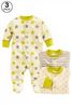 Pattern Sleepsuits Three Pack