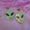 Alien earrings