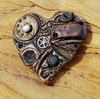 Steampunk Heart Brooch