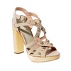 Carvela Kernal Wooden Platform Heeled Sandals