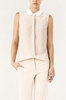 Massimo Dutti BLOUSE WITH CONTRASTING COLLAR