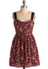 Fire Escape Flowers Dress, S-M