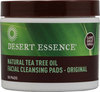 Desert Essence, Natural Tea Tree Oil Facial Cleansing Pads, Original, 50 Pads