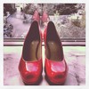 red shoes