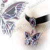 "Death's-Head Butterfly Choker" Alchemy Gothic