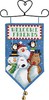 Dimensions 08821 Santa and Friends Mini Banner (Санта и друзья)