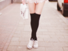 Knee high socks