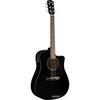 FENDER CD-60CE DREADNOUGHT BLACK W/FISHMAN® MINIQ PREAMP