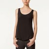 DOUBLE LAYER SILK TOP BLACK