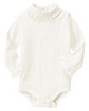 Ruffle Turtleneck Bodysuit/Tee Shirt