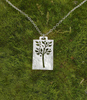 Hammered Tree of Life Pendant