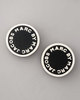 MARC by Marc Jacobs ENAMEL LOGO DISC STUD EARR