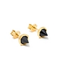 Astrid Studs - Black Garnet