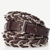 LEATHER CHAIN BELT