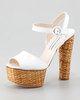 Prada Platform Wicker Sandal