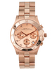 Marc by Marc Jacobs Rose Gold Chronograph Watch With Crystal Detail