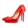 Christian Louboutin Pigalle Plato 120mm Pointed Toe Platform Pumps Red