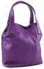 Сумка Coccinelle Mila Tote Leather purple 35 cm