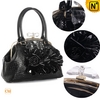 Women Black Leather Handbag CW278112 - cwmalls.com