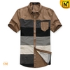 Mens Designer Original Slim Short Sleeve Shirts CW100316 - cwmalls.com